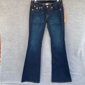 True Religion Jeans Joey Flare Dark Wash